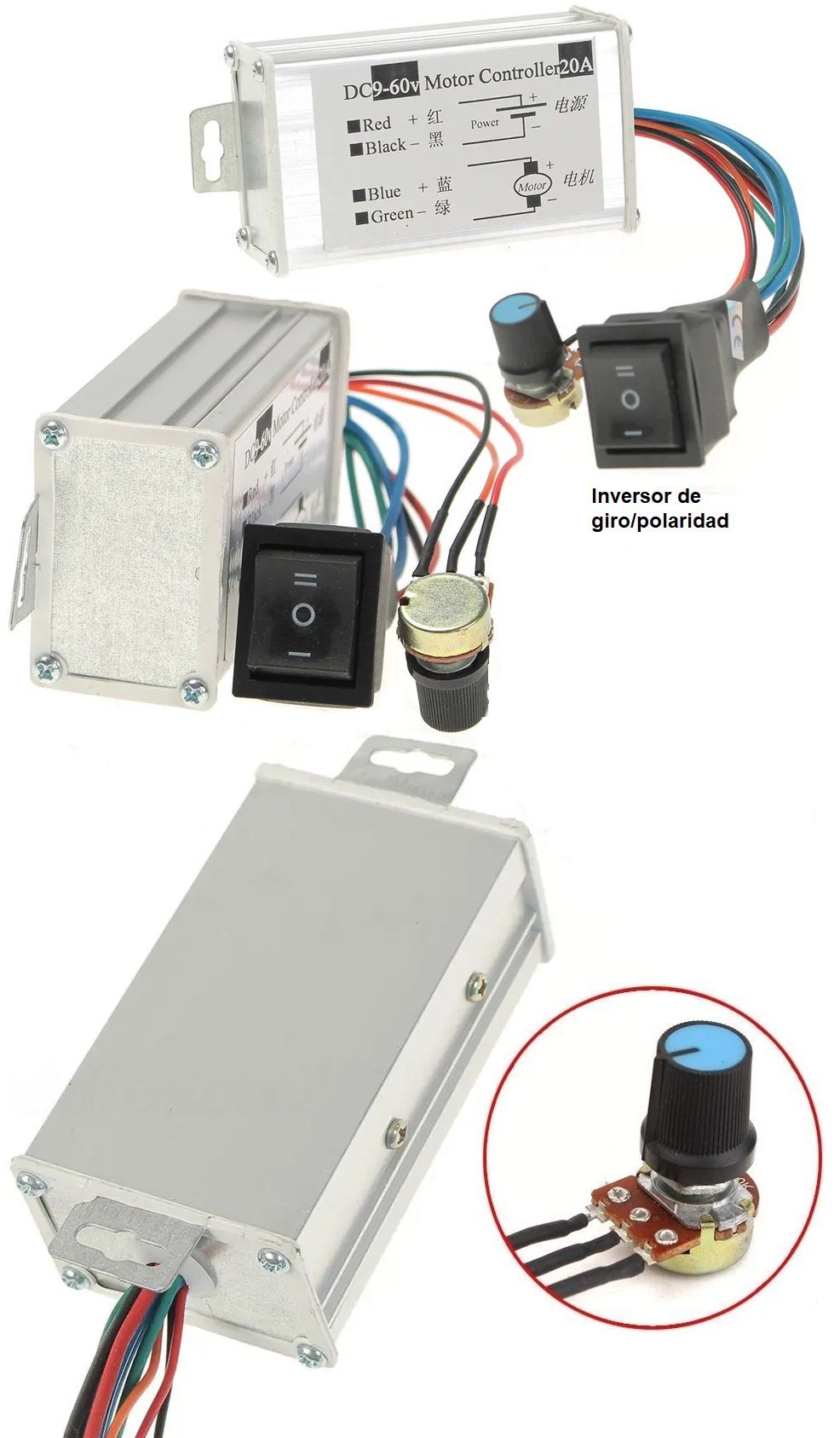 Dimmer motores 9-60v